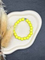 Perlenarmband mit Herz personalisiert als Geschenk zum Geburtstag
