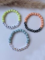 Handgefertigtes Kinderarmband bunt für Hochzeit oder Taufe