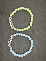 Perlenarmband mit Namen - personalisierbar in 4 Farben – Bild 3