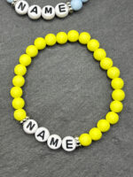 Perlenarmband mit Namen - personalisierbar in 4 Farben – Bild 6