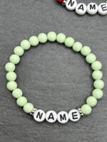 Perlenarmband mit Namen - personalisierbar in 4 Farben – Bild 5