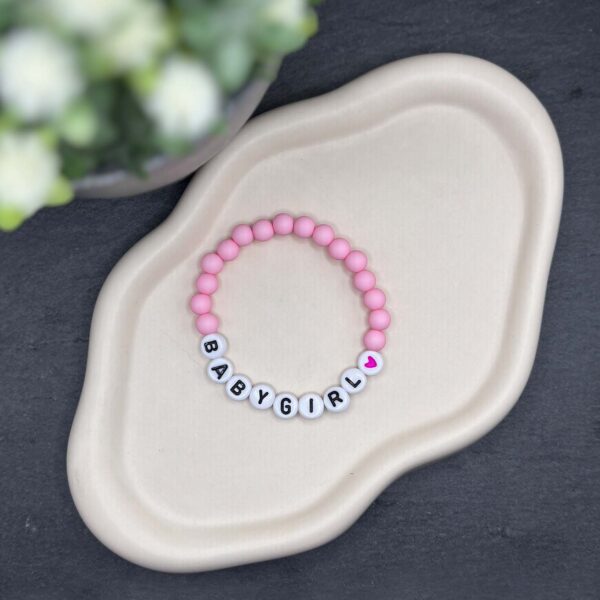 Perlenarmband Babygirl für Kinder als kleines Erinnerungsstück