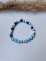 Geschenk Armband bunt personalisiert für Schulanfang