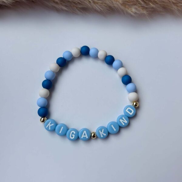 Geschenk Armband bunt personalisiert für Schulanfang