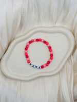 MAMA Schmuckarmband mit farbigen Perlen für den Alltag