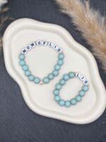 Personalisiertes Perlenarmband für Mama und Kind mit Namen – Bild 6