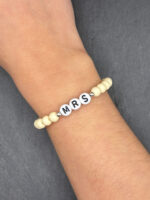 Personalisiertes Partnerarmband Mr & Mrs mit Initialien – Bild 6