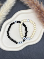 Personalisiertes Partnerarmband Mr & Mrs mit Initialien – Bild 10