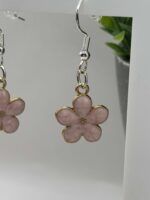 Trendige Blumen Ohrringe hängend, stilvoller Ohrschmuck für Frauen