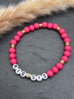 Geschwister Armband Mädchen Big Sis Lil Sis Geschenk Pink