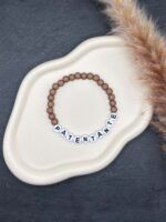 Geschenk Armband Patentante mit Buchstabenperlen – Bild 4